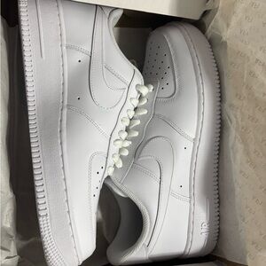 Nike All-White Low Top Sneakers